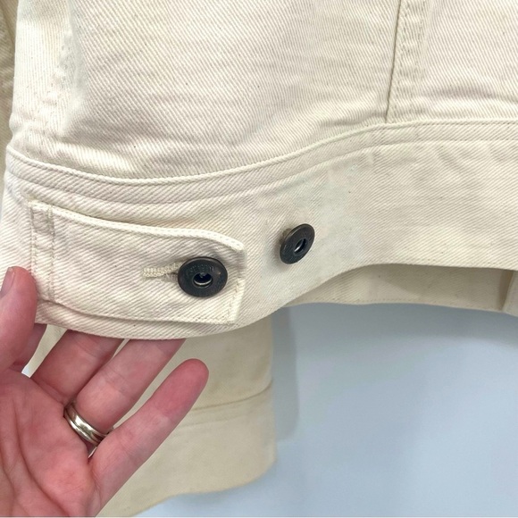 Ralph Lauren Polo Sport Cream Jean Jacket Size XL - Picture 8 of 11